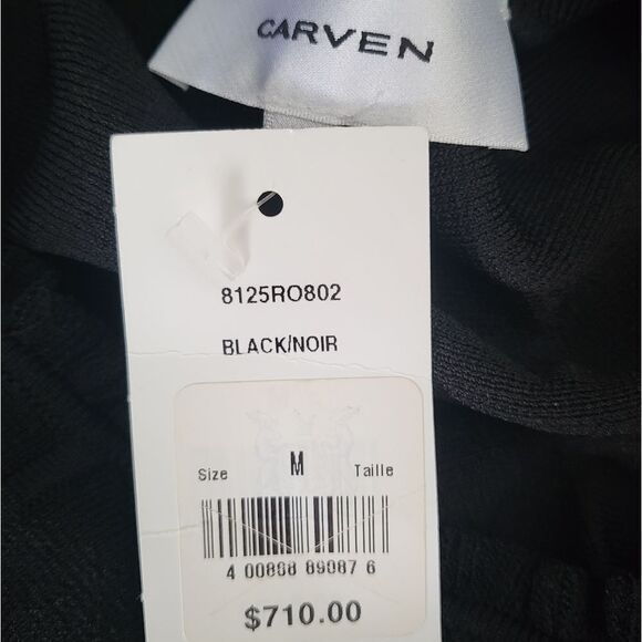 Carven Sleeveless Ruffle-Edge Dress-BLACK-Medium - Picture 7 of 7